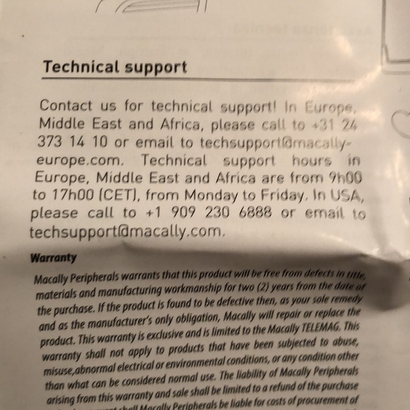 MACALLY MAGNETIC PHONE MOUNT WITH TELESCOPIC ARM INCL 4 METAL PLATES NWOT - #437 - Picture 14 of 14